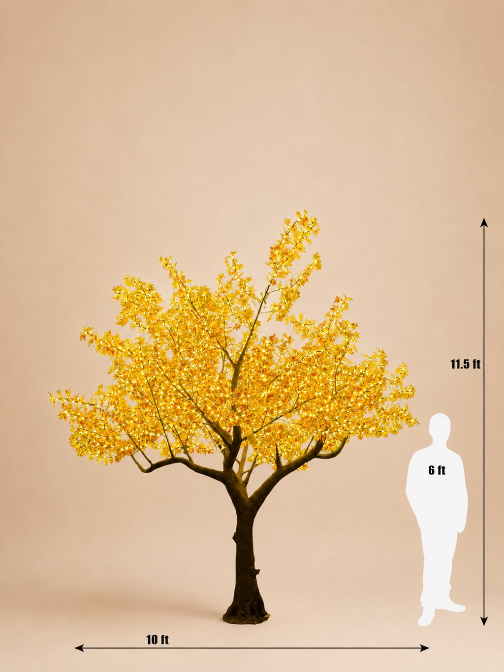 11.5 ft LED Maple Tree