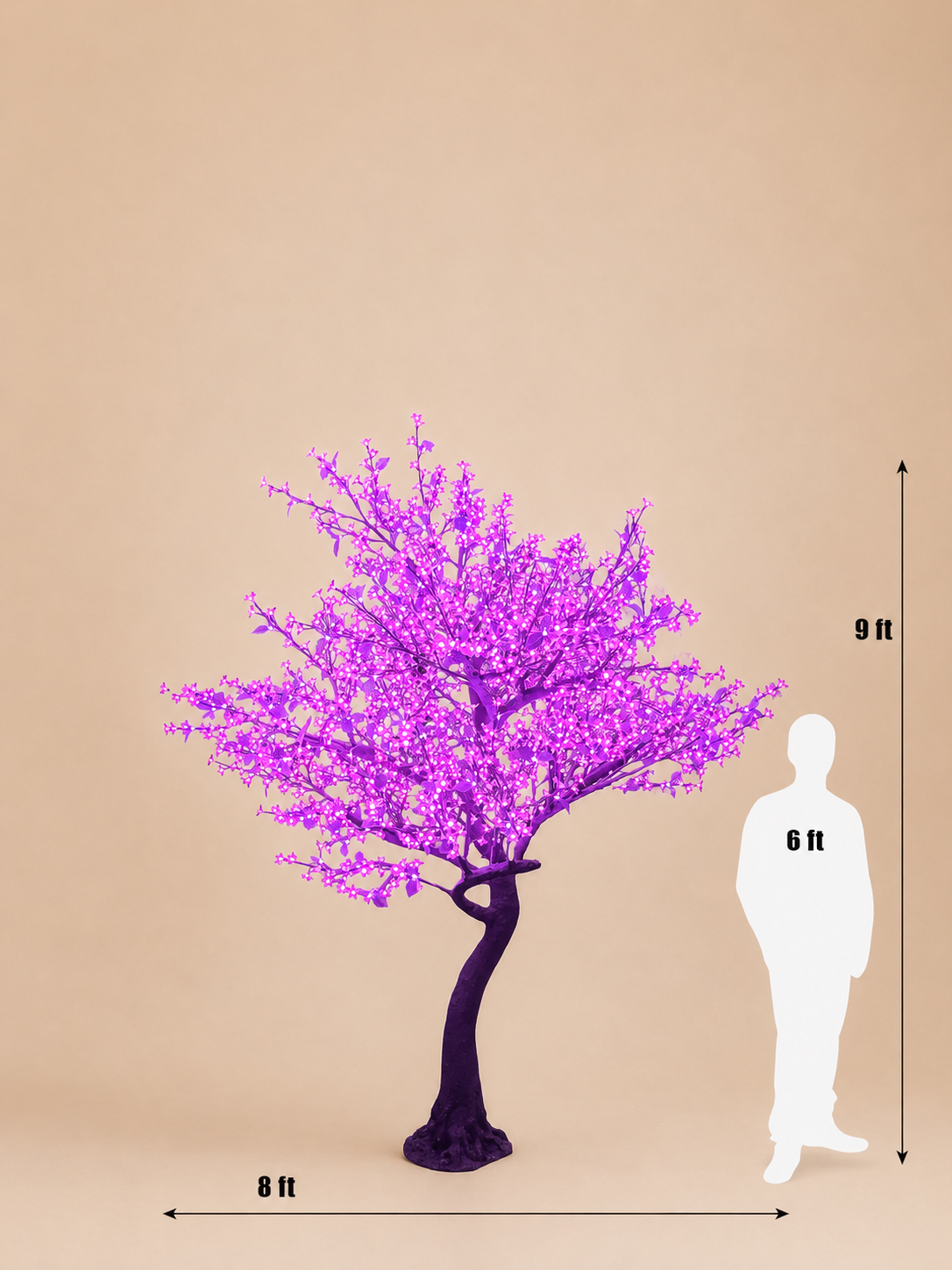 9 ft LED Cherry Blossom Tree