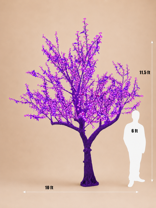 11.5 ft LED Cherry Blossom Tree UltraReal Trunk
