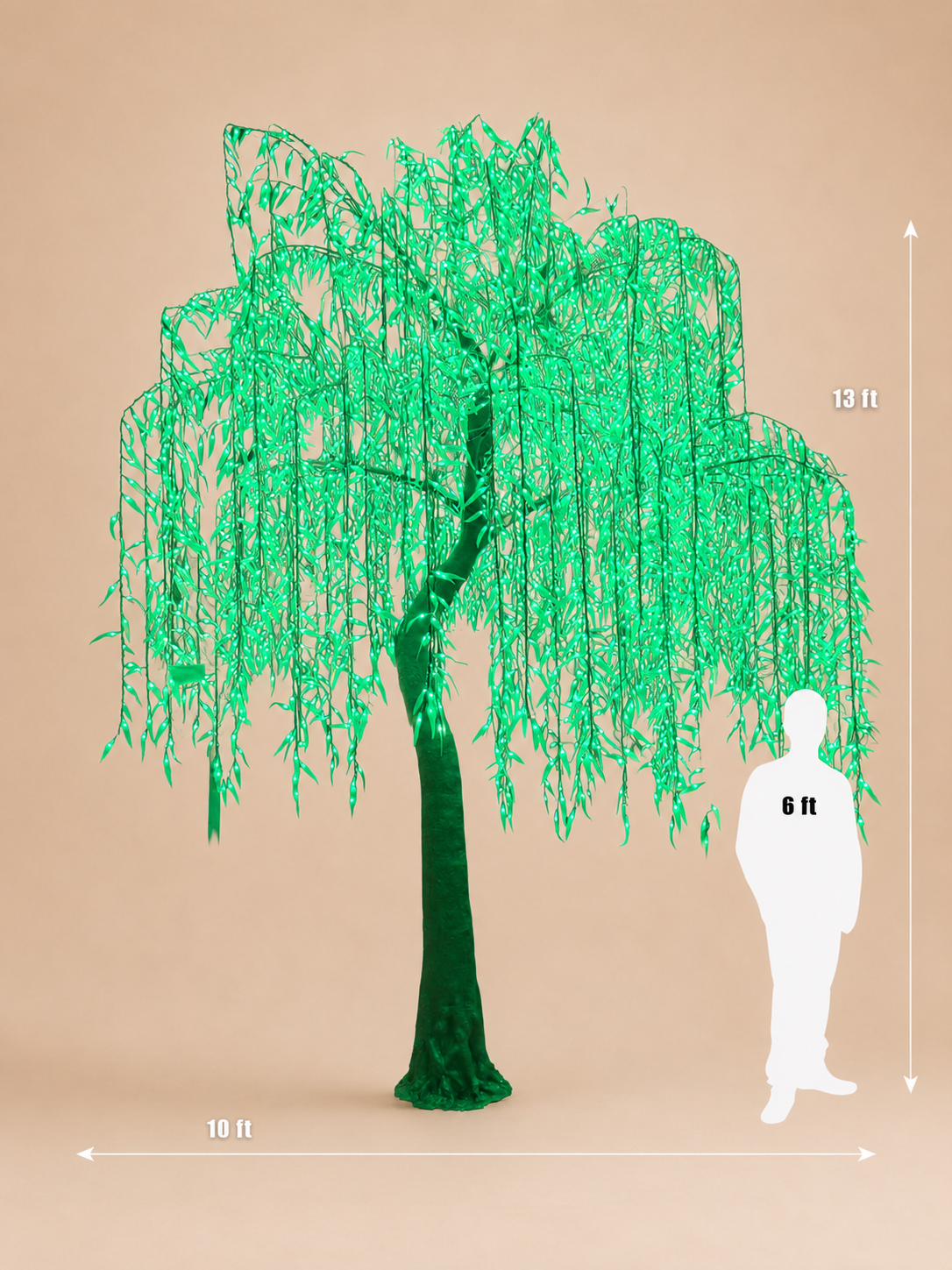 13 ft LED Willow Tree