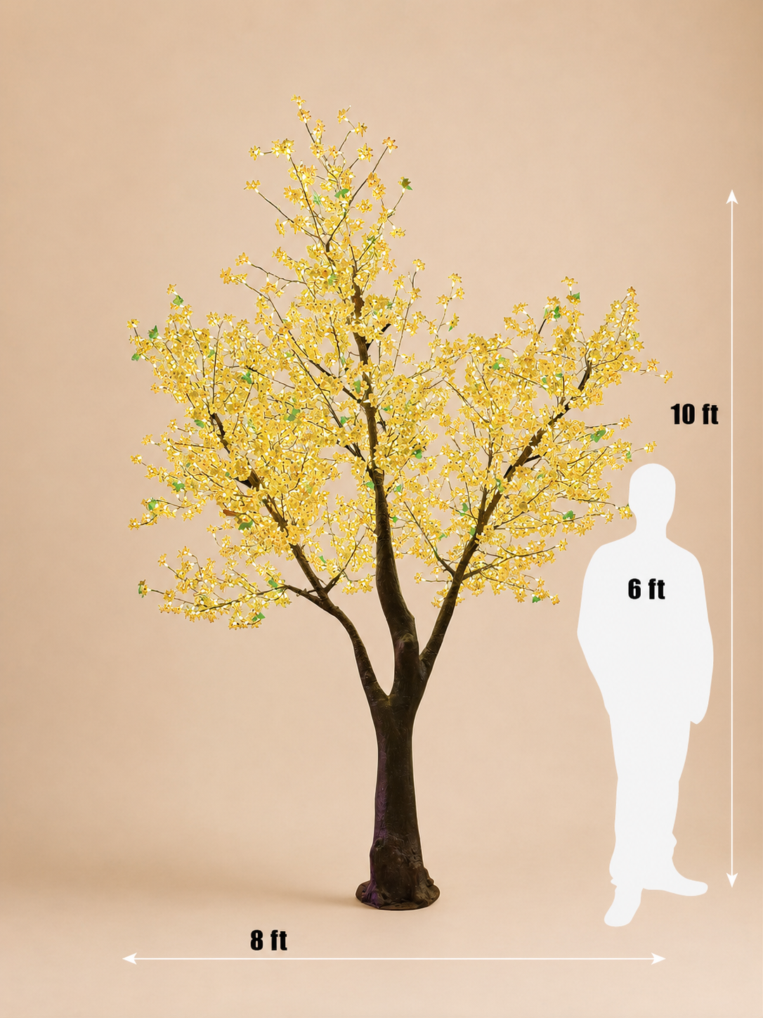 10 ft LED RGB Cherry Blossom Tree